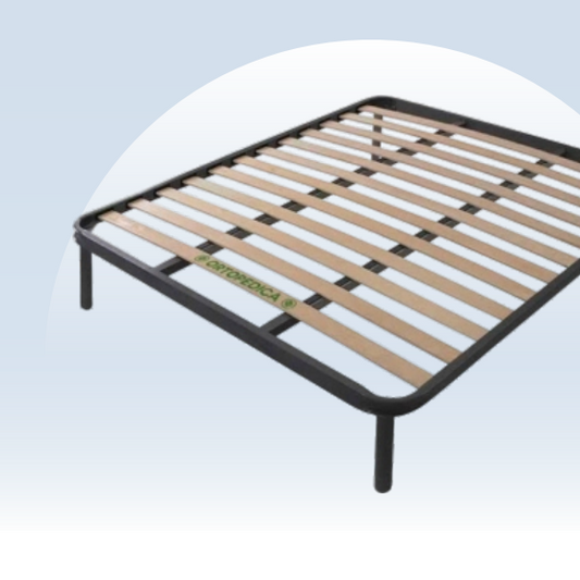 🪵 Rete a Doghe Strette Ortopedica a Doppio Rinforzo