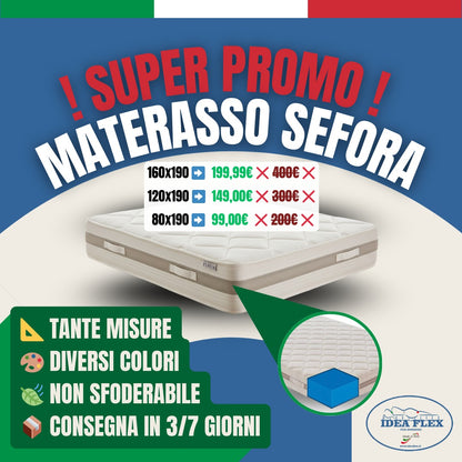 PROMO 💤 SEFORA H22 – Comfort e Sostegno Naturale